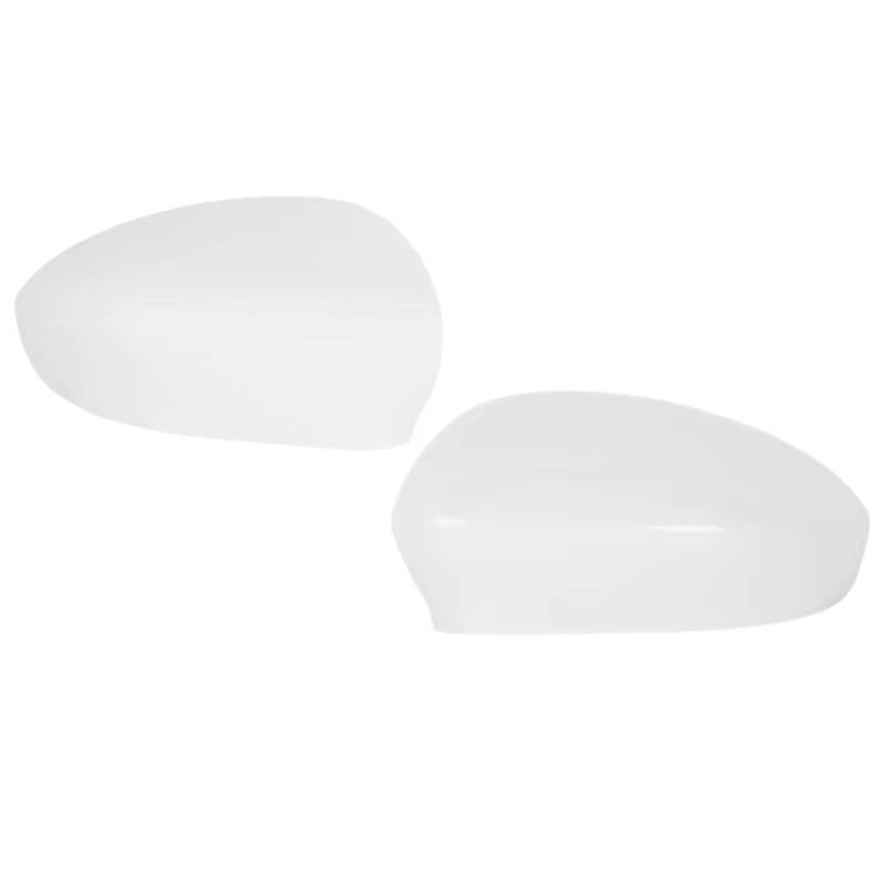 Kompatibel Mit Fiat Für Abarth Für Grande Für Punto 2007 2008 2009 2010 Seitenrückspiegelkappenabdeckung OEM: 735452185 735452186(1pair White) von ENGOER