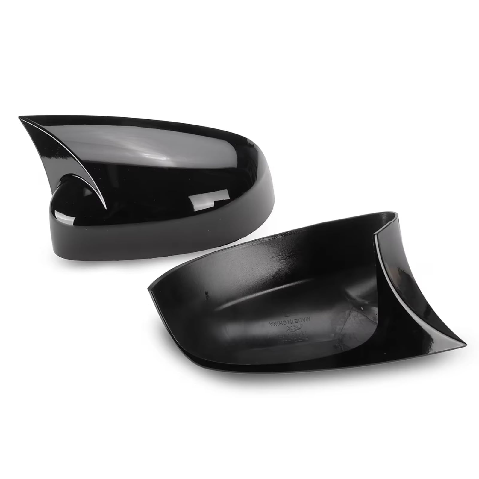 Kompatibel Mit Ford Für Focus 2 MK2 Modifiziertes Modell 2008 2009 2010 2011 Rückspiegelkappe Im Horn-Stil Seitenspiegelkappen Abdeckungen Zusatz(Carbon Fiber Look) von ENGOER