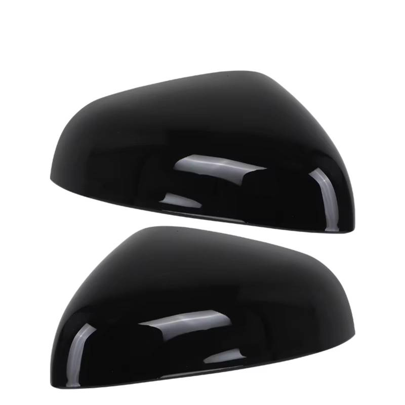 Kompatibel Mit Ford Für Puma 2019 2020 2021 2022 2023 2024 Auto-Seitenflügel-Rückspiegel-Abdeckkappe, Glänzend Schwarze Kohlefaser(Carbon Fiber Left) von ENGOER