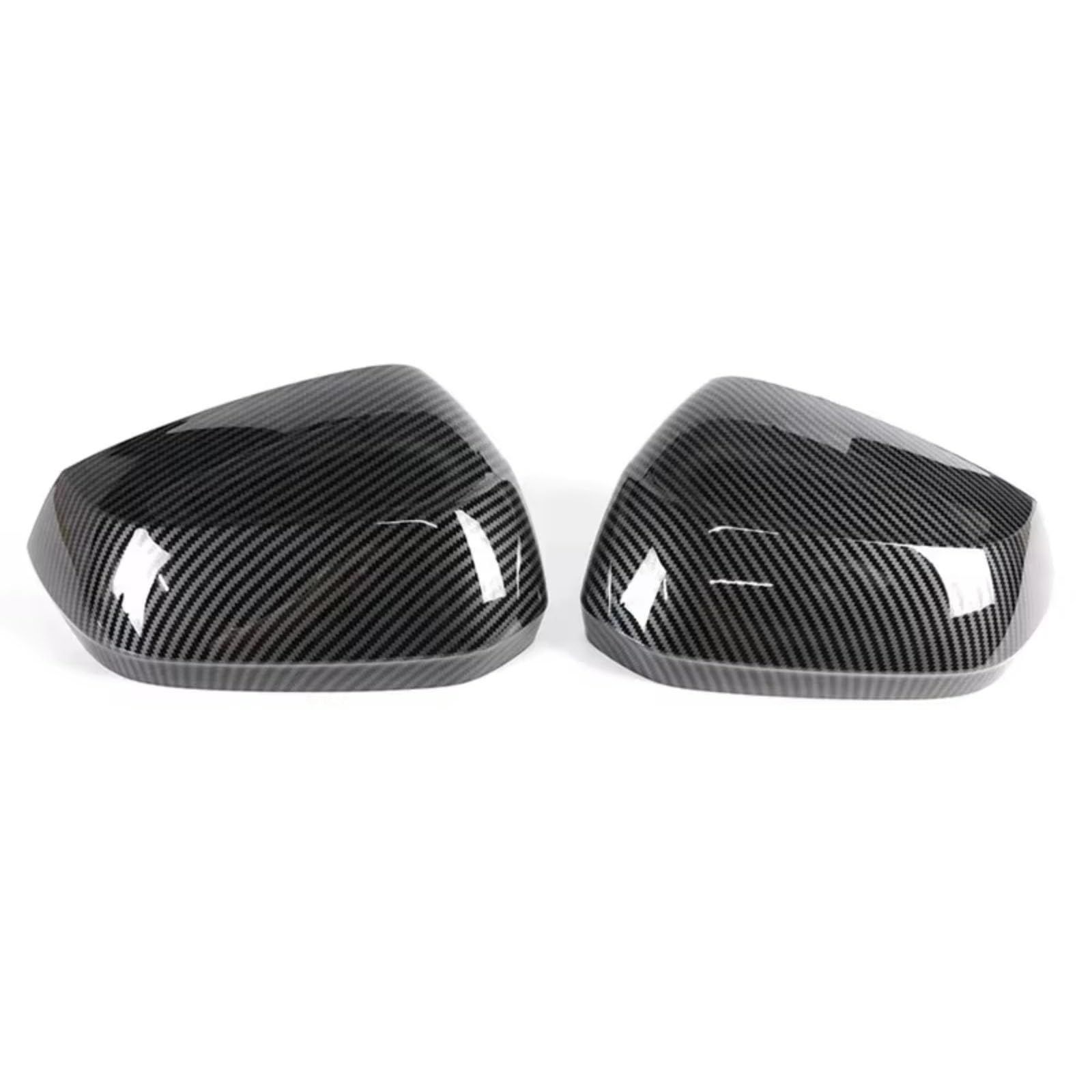 Kompatibel Mit Q2 SQ2 2017 2018 2019 2020 2021 2022 2023 2024 Ohne Spurhalteassistent, Seitenspiegelkappen Mit Glänzend Schwarzem Carbonmuster(1 pair Carbon look) von ENGOER