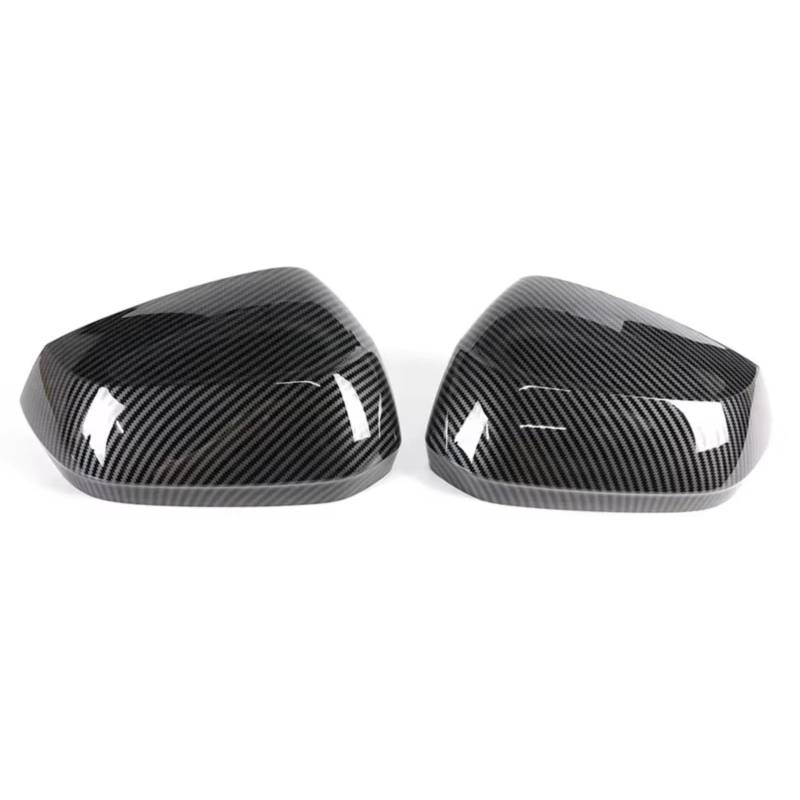 Kompatibel Mit Q2 SQ2 2017 2018 2019 2020 2021 2022 2023 2024 Ohne Spurhalteassistent, Seitenspiegelkappen Mit Glänzend Schwarzem Carbonmuster(1 pair Carbon look) von ENGOER