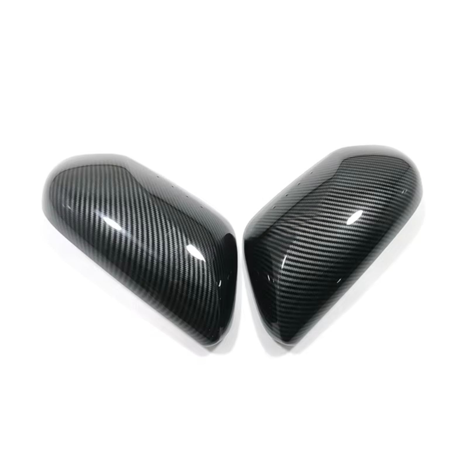 Kompatibel Mit Toyota Für Prius 2017 2018 2019 2020 2021 Auto Seitentür Rückspiegel Abdeckung Aufkleber Auto Styling Zubehör(Carbon fiber) von ENGOER