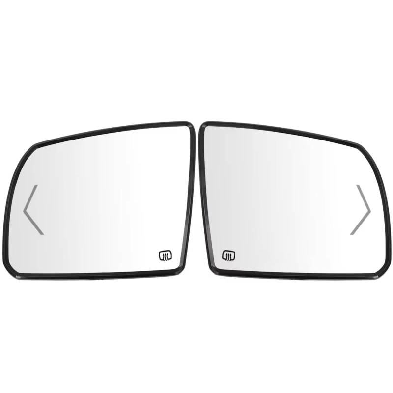 Kompatibel Mit Toyota Für Sequoia 2008 2009 2010 2011 2012 2013 2014 2015 2016 2017 Rückspiegelgläser Beheizt OEM: 87903-0C030 87906-0C032(1 Set) von ENGOER