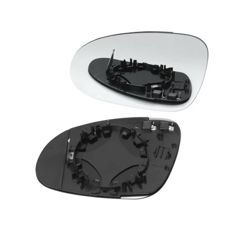 Kompatibel Mit VW Für GOLF Für GTI MK5 2005 2006 2007 2008 2009 Auto-Seitenspiegelglas Rückspiegellinse OEM: 3C0857521 3C0857522(Blue with Line (R)) von ENGOER