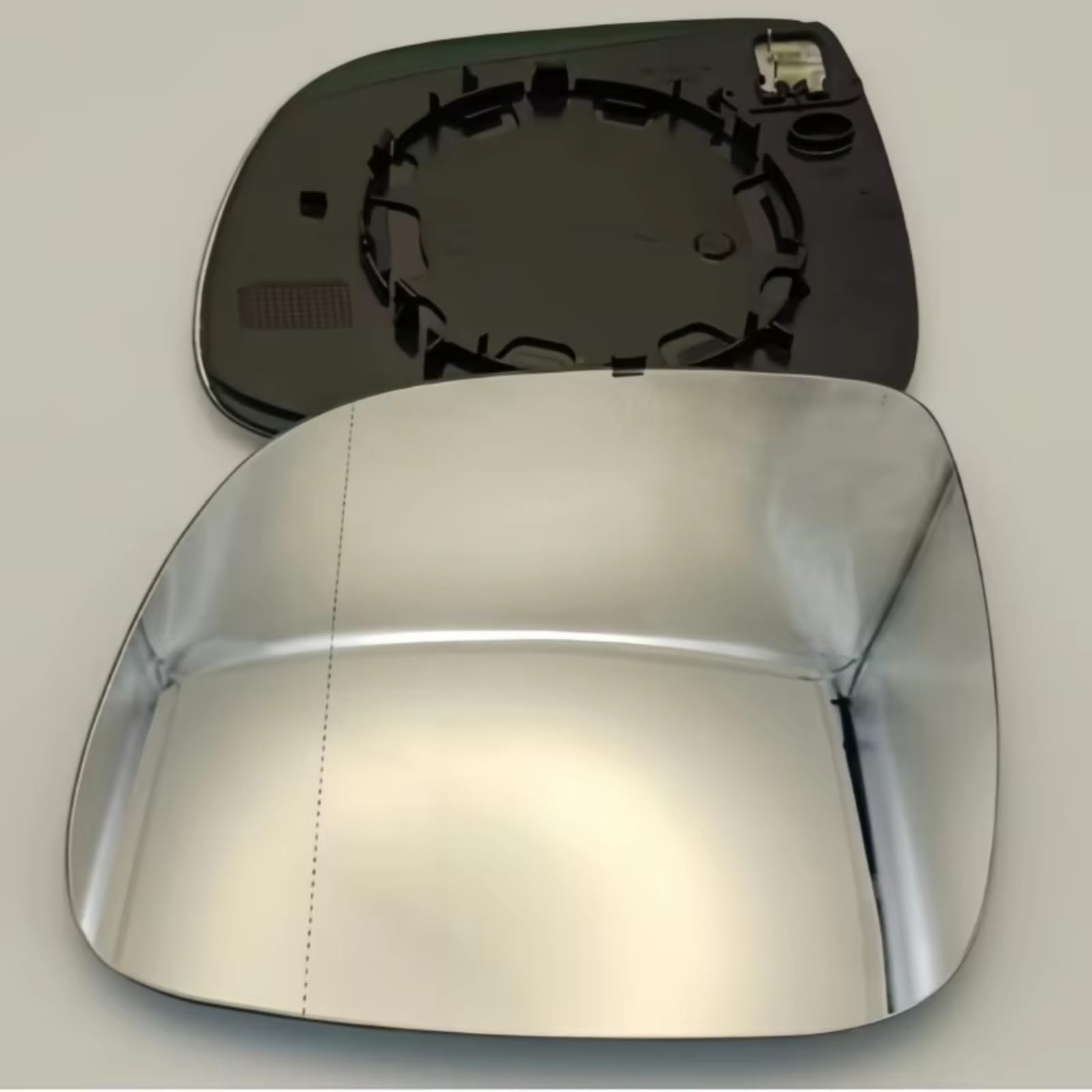 Kompatibel Mit VW Für Touareg 2008 2009 2010. Seitenrückspiegel, Beheizte Reflektierende Glaslinse, Autozubehör, OEM: 7L6857521N, 7L6857522N(2PCS left and right) von ENGOER
