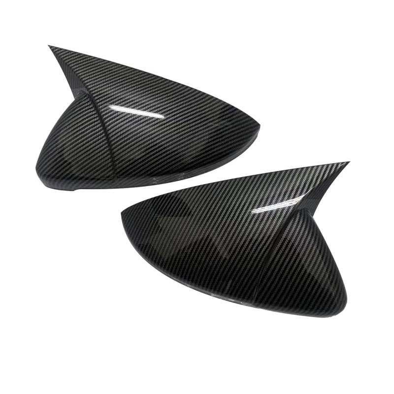 Kompatibel Mit VW Für Touran 2016 2017 2018 2019 2020 2021 Seitenrückspiegelabdeckung Spiegelwerkzeuge Koffer Tuning Autozubehör(Carbon Fbier Look) von ENGOER