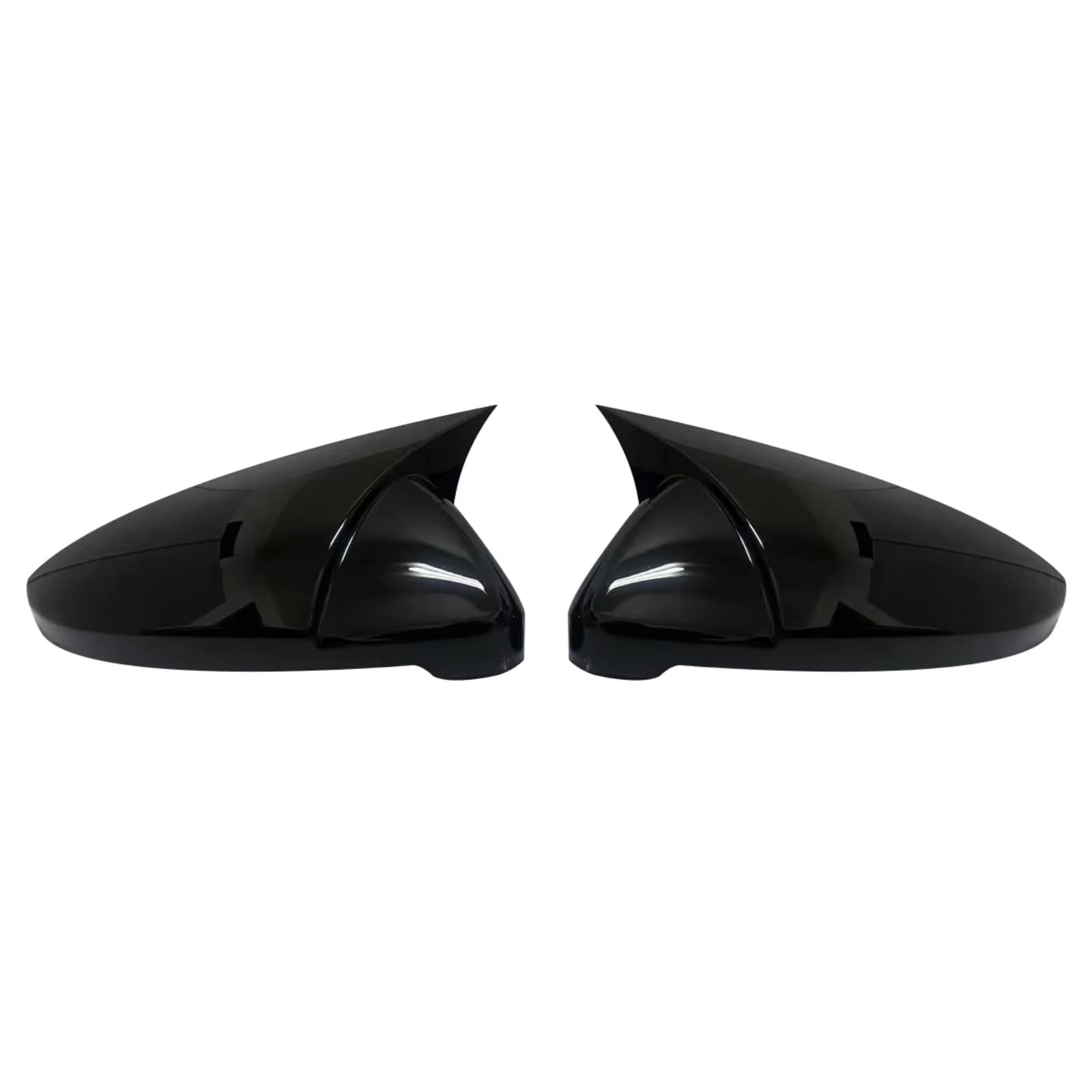 Kompatibel Mit VW Für Touran 2016 2017 2018 2019 2020 2021 Seitenrückspiegelabdeckung Spiegelwerkzeuge Koffer Tuning Autozubehör(Glossy Balck) von ENGOER