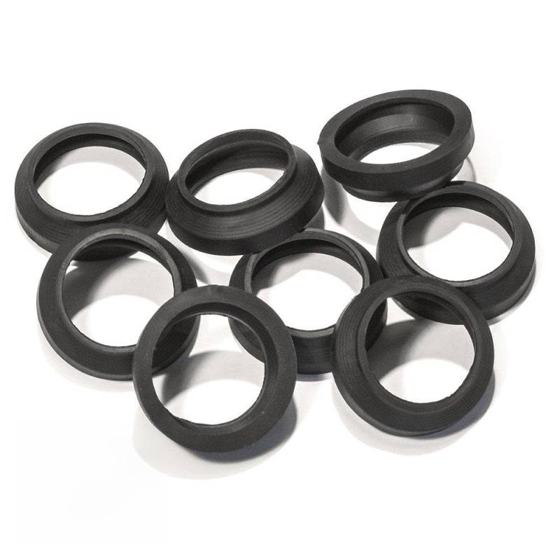 8x Staubkappen (Drehzapfen Dichtung, seals for link - fulcrum pin, Gummi) - ENGOLIT - Made in Germany von ENGOLIT