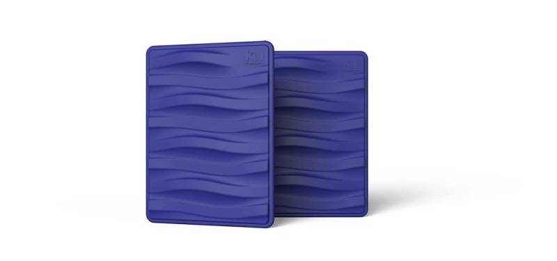ENGOLIT Kuberth Side Wavepark Set 2X Garagen-Wandschutz selbstklebend Türkantenschutz (blau) von ENGOLIT