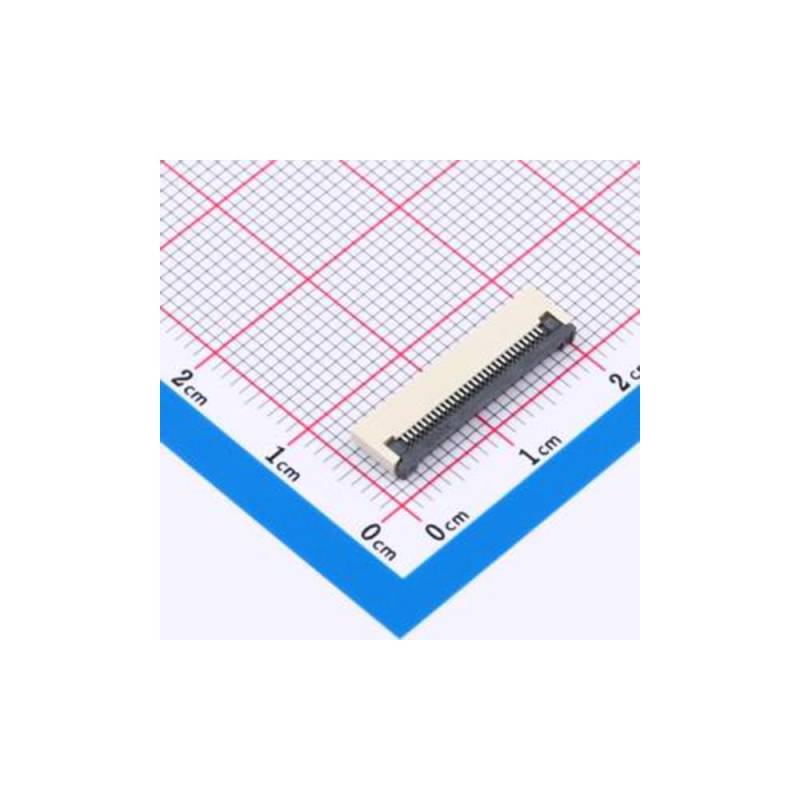 (10 Stück) ZX-0.5FPC-2H-QFX30P SMD, P = 0,5 mm, von ENHVNYZA