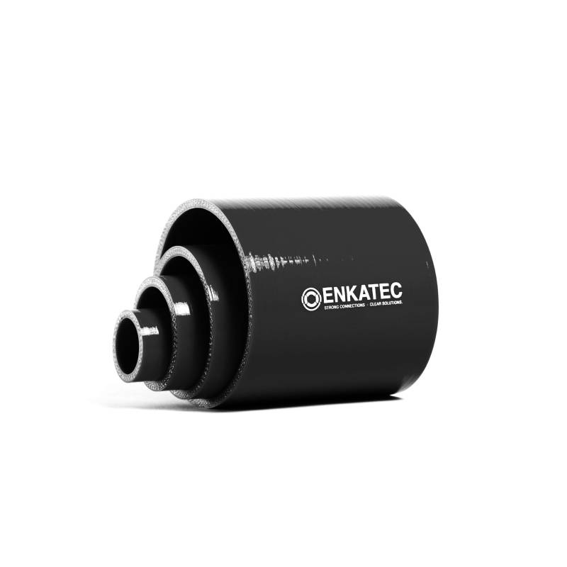 ENKATEC® 100mm Silikonschlauch Ladeluftschlauch Turboschlauch Kühlerschlauch ID 8-114mm *Größe wählbar*, Farbe :Schwarz, Innendurchmesser:13mm von ENKATEC STRONG CONNECTIONS - CLEAR SOLUTIONS