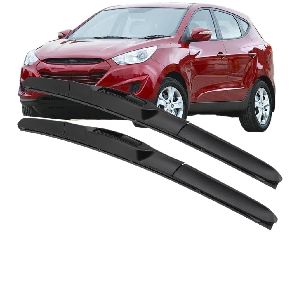 24 "+ 16" Auto-Wischer Frontscheibenwischerblätter Für Hyundai Ix35 2010-2015 Fit U-Hakenarm Frontwischer Autozubehör Ersatzwischblätter(Right Steering) von ENLIGMA