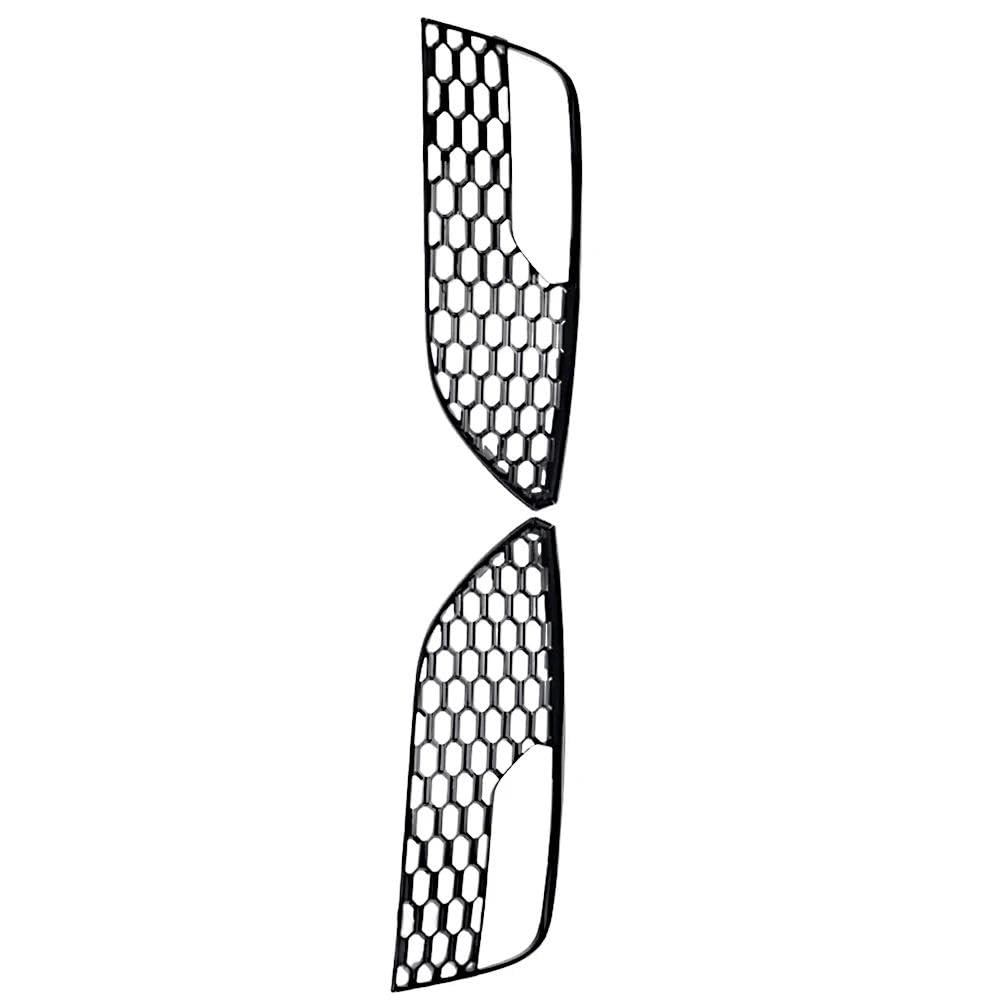 ENLIGMA 2 Stücke Mesh Stil Auto Frontstoßstange Nebelscheinwerfer Kühlergrill Grillabdeckung Für A3 2012-2016 Normales Modell 8V3807681 8V3807682 Nebelscheinwerfer-Abdeckung(A) von ENLIGMA