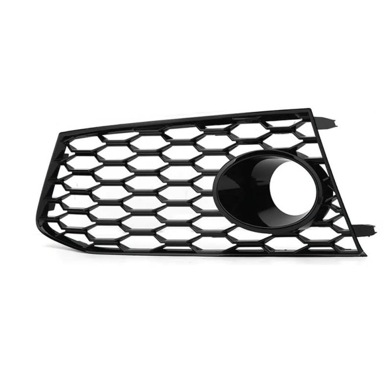 ENLIGMA Glänzend Schwarz Auto Nebelscheinwerfer Kühlergrill Abdeckung Trim Für RS7 2014 2015 2016 2017 2018 Hex Nebel Lampe Grill Nebelscheinwerfer-Abdeckung(Left Side) von ENLIGMA