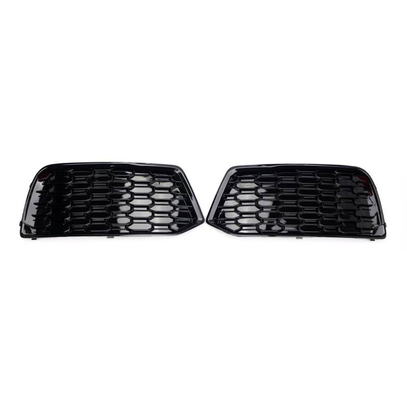 ENLIGMA Glänzend Schwarzer Nebelscheinwerfer-Kühlergrill Vordere Stoßstangenabdeckung Grill-Lünette-Einsatz Für Q5 2018-2022 80A807679D 80A807680D Nebelscheinwerfer-Abdeckung von ENLIGMA
