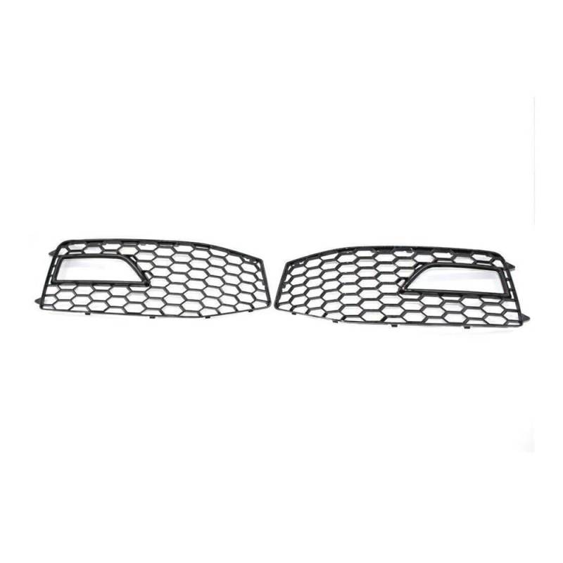 ENLIGMA Mesh-Frontgrill 8K0807681 Nebelscheinwerfer-Lampenabdeckungsgrill Für A4 B8.5 S-Linie S4 2012 2013 2014 2015 Nebelscheinwerfer-Abdeckung(B-Black) von ENLIGMA