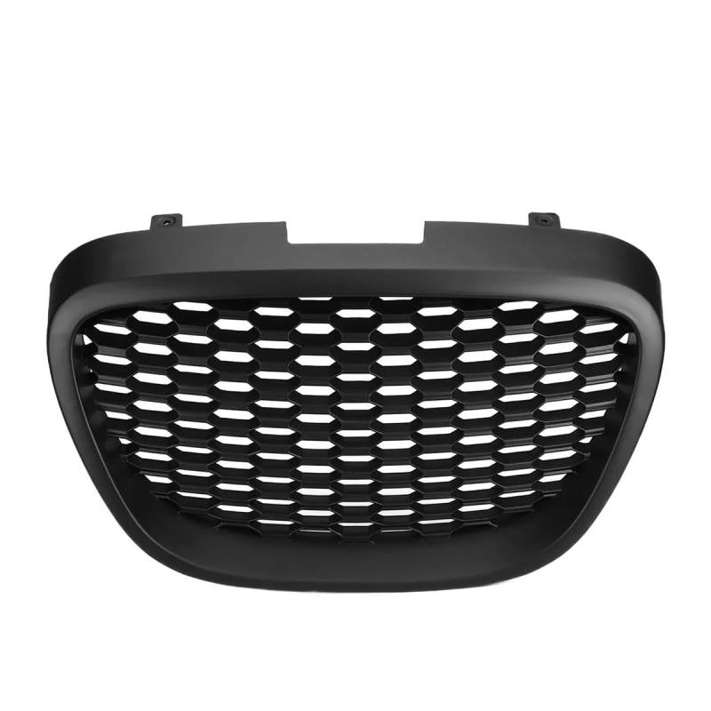 Frontgrill Ohne Emblem Für Seat Leon MK2 1P Für Altea Für Toledo Mk3 2004–2009 Frontstoßstangengrill Haubengitter Nebelscheinwerfer-Abdeckung(Matte Black) von ENLIGMA