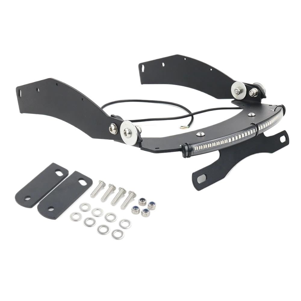 Kennzeichenhalter Kennzeichenhalterung Halterung Für Nummernschild Für Fury VT1300CX 2010-2024 Motorrad Heckverkleidung Kotflügel-Eliminator-Kit Lizenz Halterung Plate von ENLIGMA