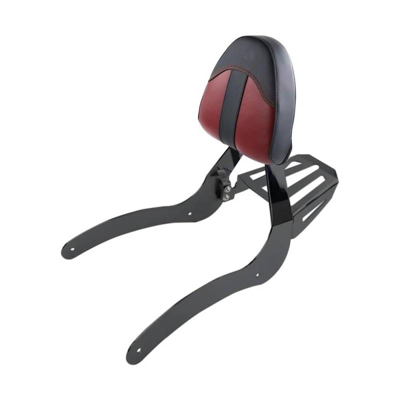 Motorrad Gepäckträger Motorrad-Beifahrerrückenlehne Sissy Bar Mit Abnehmbarem Gepäckträger 2-in-1 Für Indian Für Scout Sixty ABS 100. 2015-2023 Gepäckträger hinten(D) von ENLIGMA