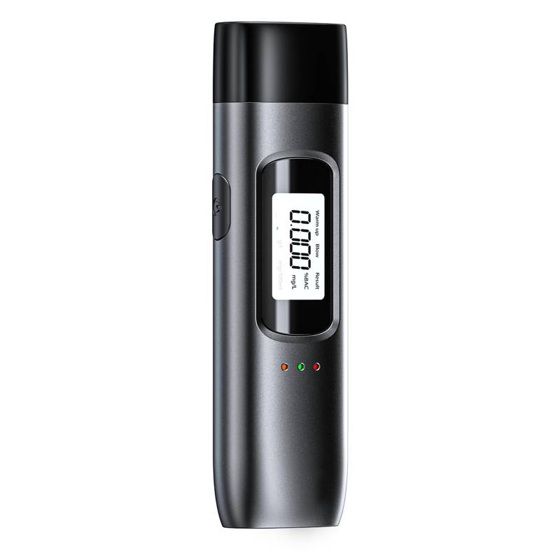 ENRIPRT Alkoholtester Polizeigenau, Professioneller Breathalyser mit LCD-Anzeige, Tragbarer Promillemessgerät mit USB-Akku, Kein Blasrohr Erforderlich für den Einsatz auf Partys von ENRIPRT