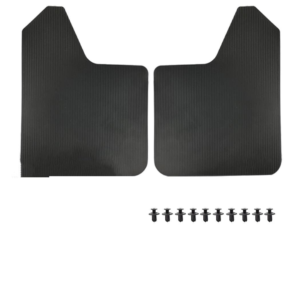 Auto-Schmutzfänger Schmutzfänger Schmutzfänger Spritzschutz Kotflügel Für Mitsubishi Lancer Outlander Sport EVO X Ix WRC Mirage L200 Triton Pajero Montero Spritzschutz(2pcs-Carbon Fiber) von ENSAJRD