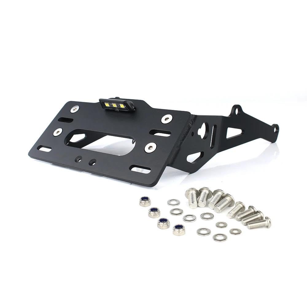 Motorrad Kennzeichenhalter Rahmen Für FTR 1200 2019-2024 Motorrad Kennzeichen Halter Halterung Hinten Schwanz Ordentlich Fender Eliminator Kit Lizenz Kennzeichen Halter(A) von ENSAJRD