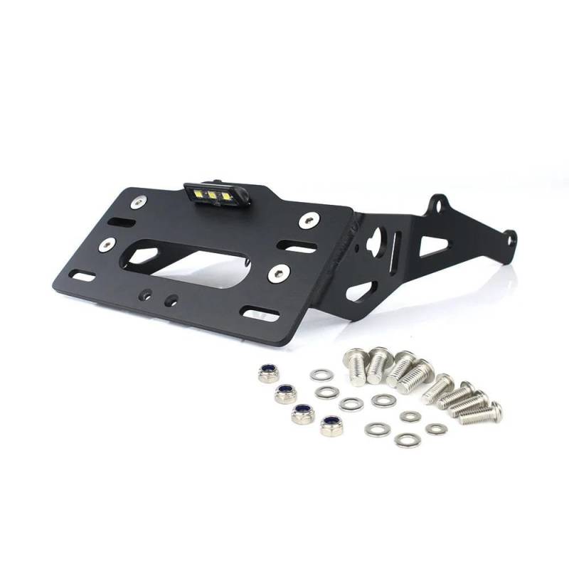 Motorrad Kennzeichenhalter Rahmen Für FTR 1200 2019-2024 Motorrad Kennzeichen Halter Halterung Hinten Schwanz Ordentlich Fender Eliminator Kit Lizenz Kennzeichen Halter(A) von ENSAJRD
