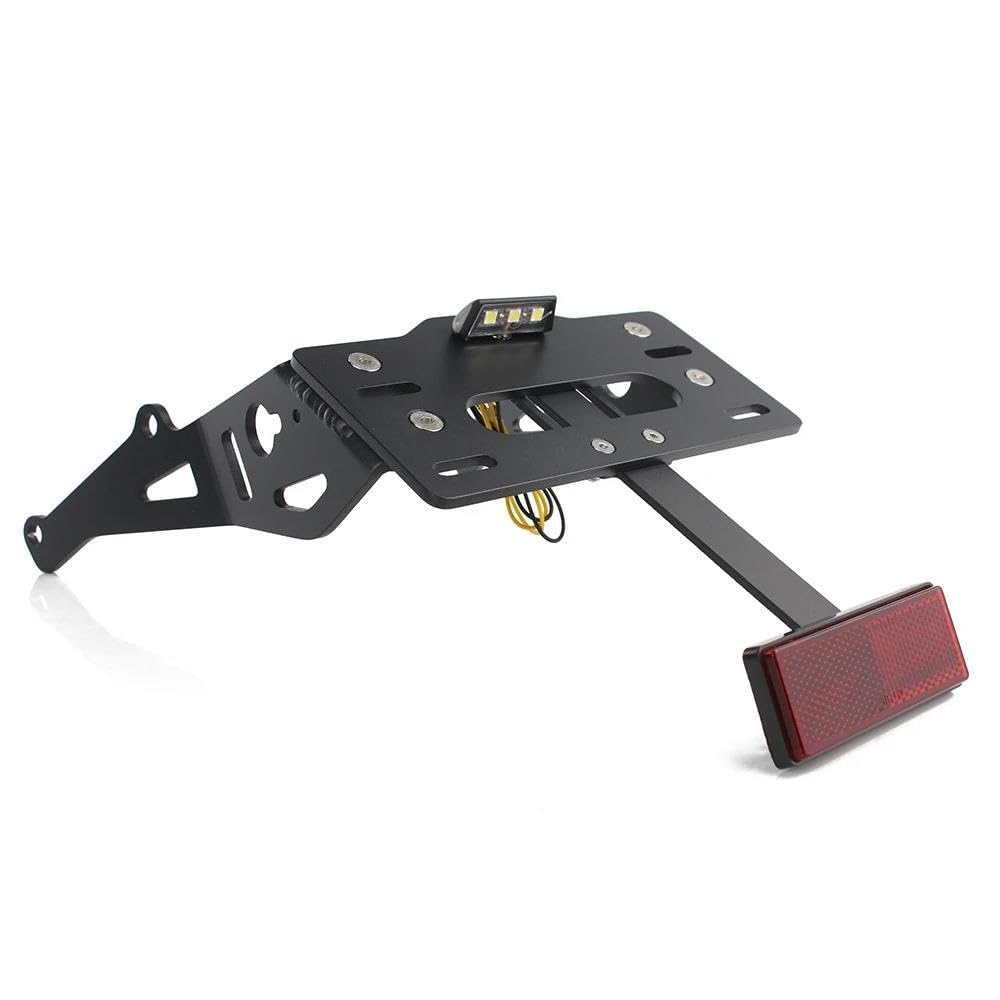 Motorrad Kennzeichenhalter Rahmen Für FTR 1200 2019-2024 Motorrad Kennzeichen Halter Halterung Hinten Schwanz Ordentlich Fender Eliminator Kit Lizenz Kennzeichen Halter(B) von ENSAJRD