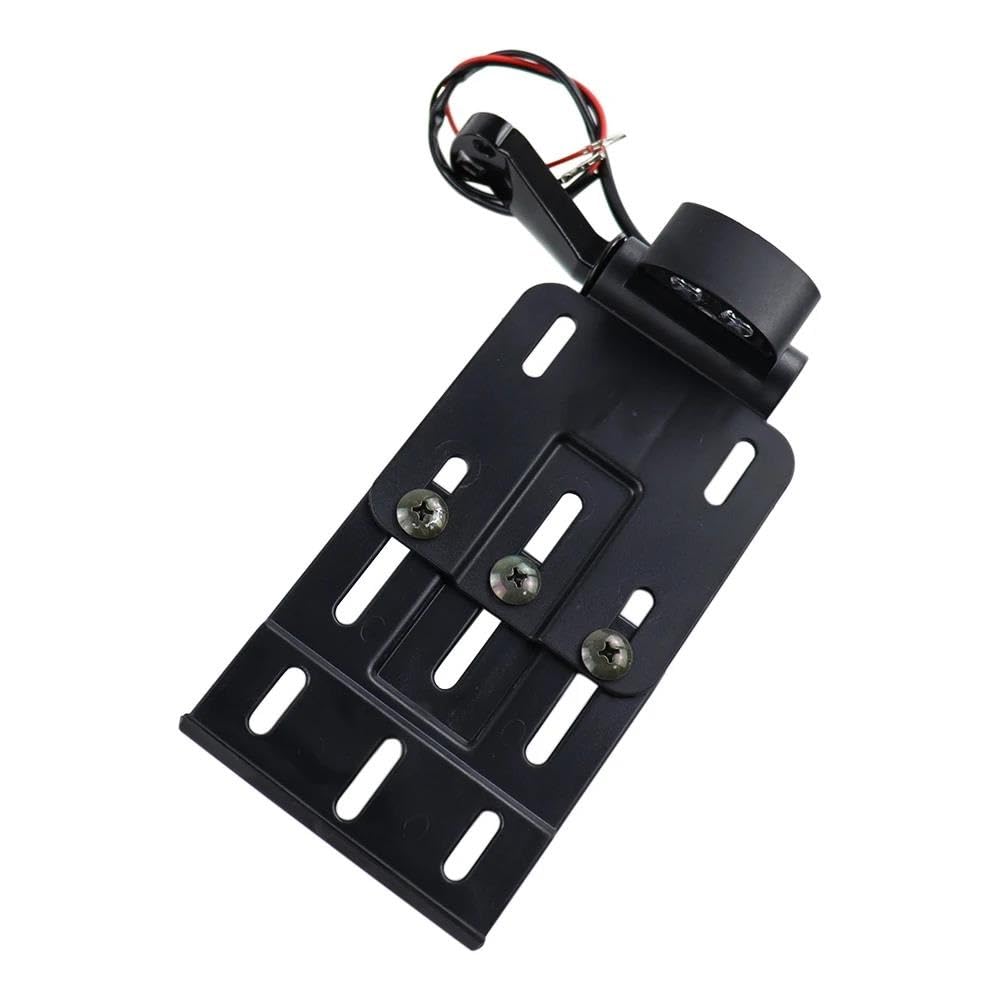 Motorrad Kennzeichenhalter Rahmen Für Street Bob FXDB Motorrad Seite Kennzeichen Halter Halterung Für Sportster XL883 XL 1200 Für Dyna Low Rider FXDLS Lizenz Kennzeichen Halter(Type B Black) von ENSAJRD