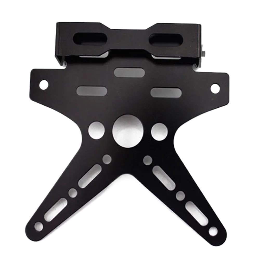 Motorrad Kennzeichenhalter Rahmen Für W800 Se Z750s Motorrad Kennzeichen Für Ninja 650r Er6f Er6n Zubehör Lizenz Kennzeichen Halter(Zwart) von ENSAJRD