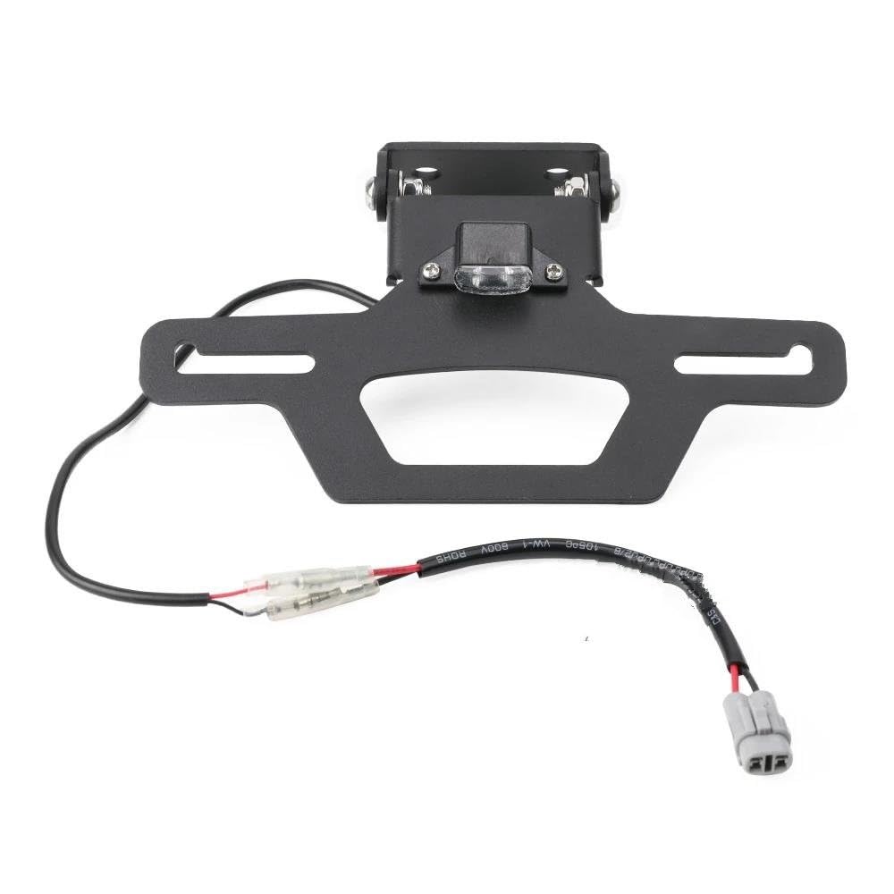 Motorrad Kennzeichenhalter Rahmen Hinten Schwanz Ordentlich Beseitiger Kennzeichen Halter ZX 25R 4R 4RR ZX250 ZX400 2020-2024 Für NINJA ZX25R ZX4R ZX4RR Lizenz Kennzeichen Halter(Hidden Adjustable) von ENSAJRD