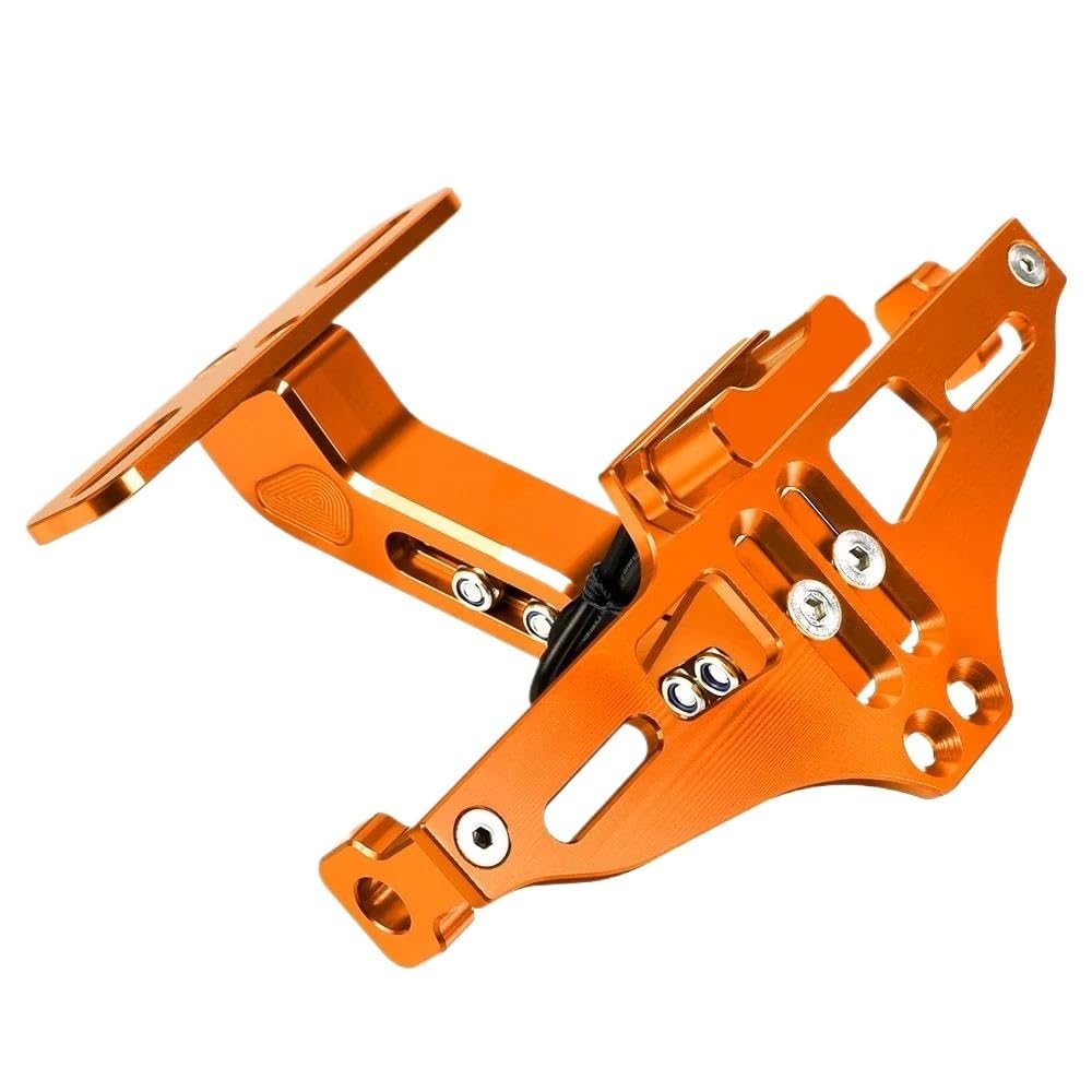 Motorrad Kennzeichenhalter Rahmen Motorrad-Kennzeichenhalter Für Z1000 Z 1000 2003-2023 Heckklappe Kotflügel Beseitiger Lizenz Kennzeichen Halter(Orange) von ENSAJRD