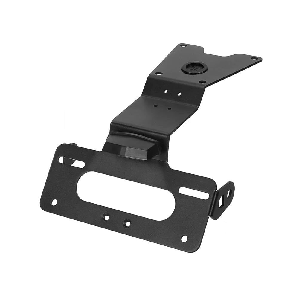 Motorrad Kennzeichenhalter Rahmen Motorrad-Kennzeichenhalter Heckkotflügel Beseitiger Kennzeichenhalterung Für Scrambler 400 X 400X Für Speed 400 2024-2025-2026 Lizenz Kennzeichen Halter(A black) von ENSAJRD