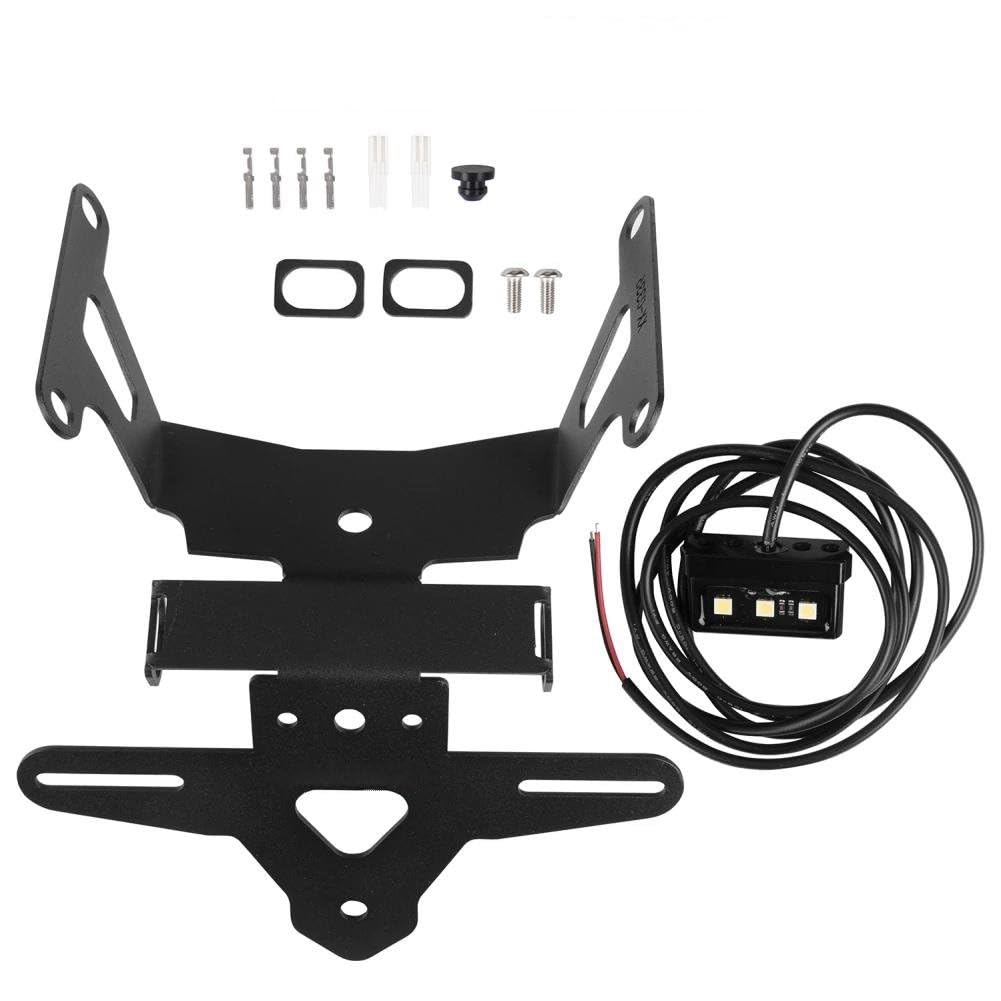 Motorrad Kennzeichenhalter Rahmen Motorrad Kennzeichenhalter Rücklichthalterung Ordentlich Fender Eliminator Für CB650R CBR650 Für CBR 650R 2019-2023 Zubehör Lizenz Kennzeichen Halter(2021-2023) von ENSAJRD