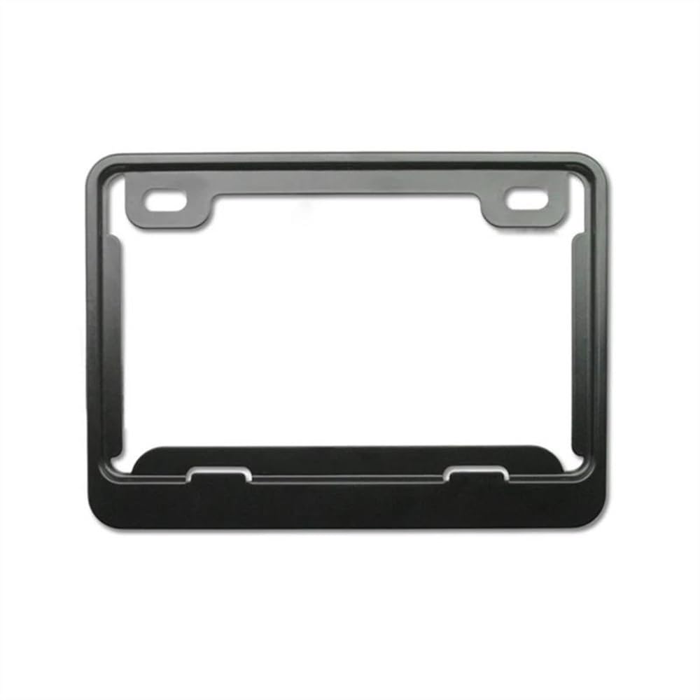 Motorrad Kennzeichenhalter Rahmen Universal Motorrad Kennzeichen Rahmen Aluminium Kennzeichen Halter Kennzeichen Halter Rahmen Lizenz Kennzeichen Halter(R6FB3TT306735-BK-K) von ENSAJRD