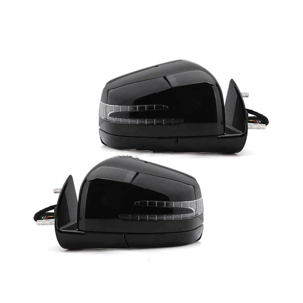 Spiegelkappen Für X164 W164 GL320 ML320 2005 2006 2007 2008 2009 2010 2011 Seitentürflügel Rückspiegelbaugruppe Auto Spiegelkappen(1pair black) von ENSAJRD