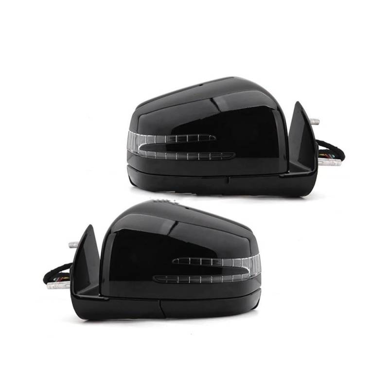 Spiegelkappen Für X164 W164 GL320 ML320 2005 2006 2007 2008 2009 2010 2011 Seitentürflügel Rückspiegelbaugruppe Auto Spiegelkappen(1pair black) von ENSAJRD