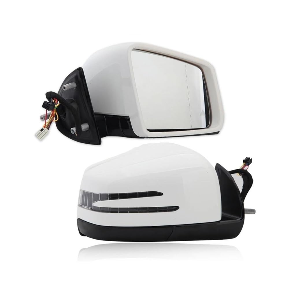 Spiegelkappen Für X164 W164 GL320 ML320 2005 2006 2007 2008 2009 2010 2011 Seitentürflügel Rückspiegelbaugruppe Auto Spiegelkappen(1pair white) von ENSAJRD