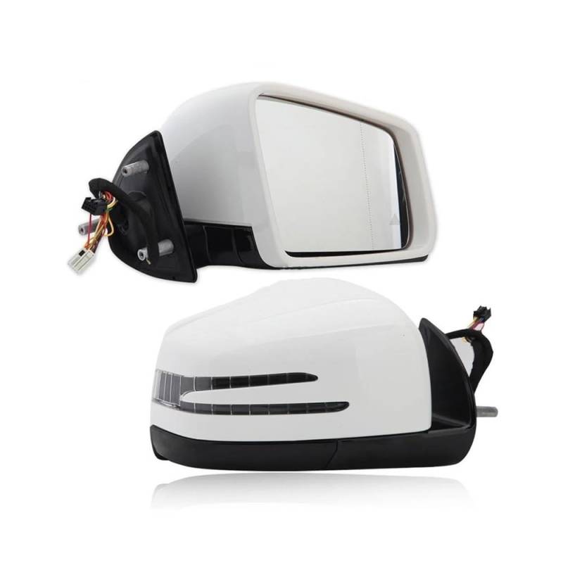 Spiegelkappen Für X164 W164 GL320 ML320 2005 2006 2007 2008 2009 2010 2011 Seitentürflügel Rückspiegelbaugruppe Auto Spiegelkappen(1pair white) von ENSAJRD