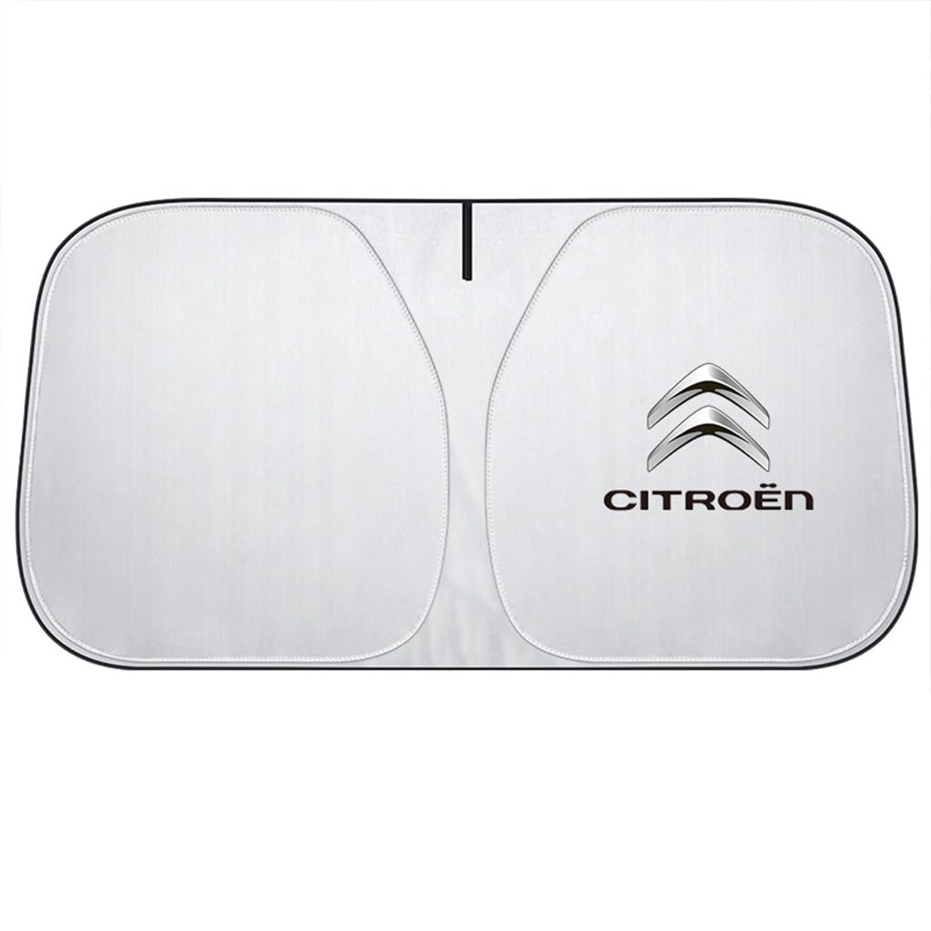 Auto Windschutzscheibe Sonnenschutz füR Citroen C1 C3 C4 C5 X DS3 DS4 DS5 C6 C-Crosser Xsara Picasso,Faltbare Front Windschutzscheibe Sonnenschutz,A-Silver Auto Windschutzscheibe Sonnenschutz füR Citroen C1 C3 C4 C5 X DS3 DS4 DS5 C6 C-Crosser Xsara Picasso,Faltbare Front Windschutzscheibe Sonnenschutz,A-Silver von ENSXVTKM