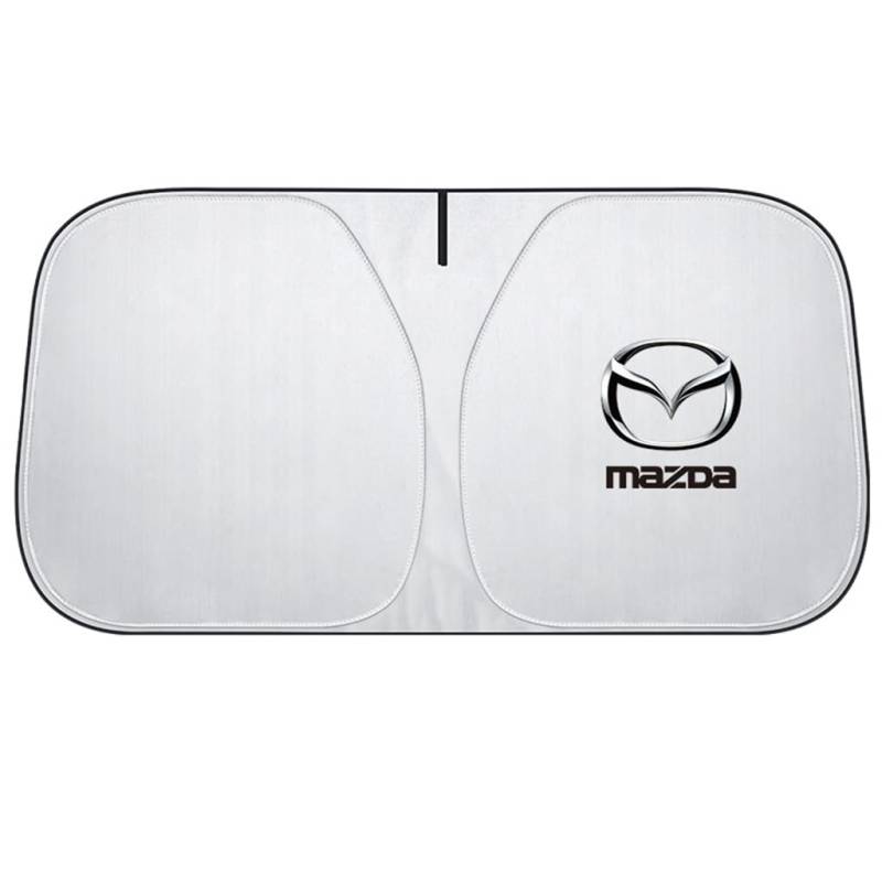 Auto Windschutzscheibe Sonnenschutz füR Mazda 3 Sedan 2011 2012 2013,Faltbare Front Windschutzscheibe Sonnenschutz,A-Silver von ENSXVTKM