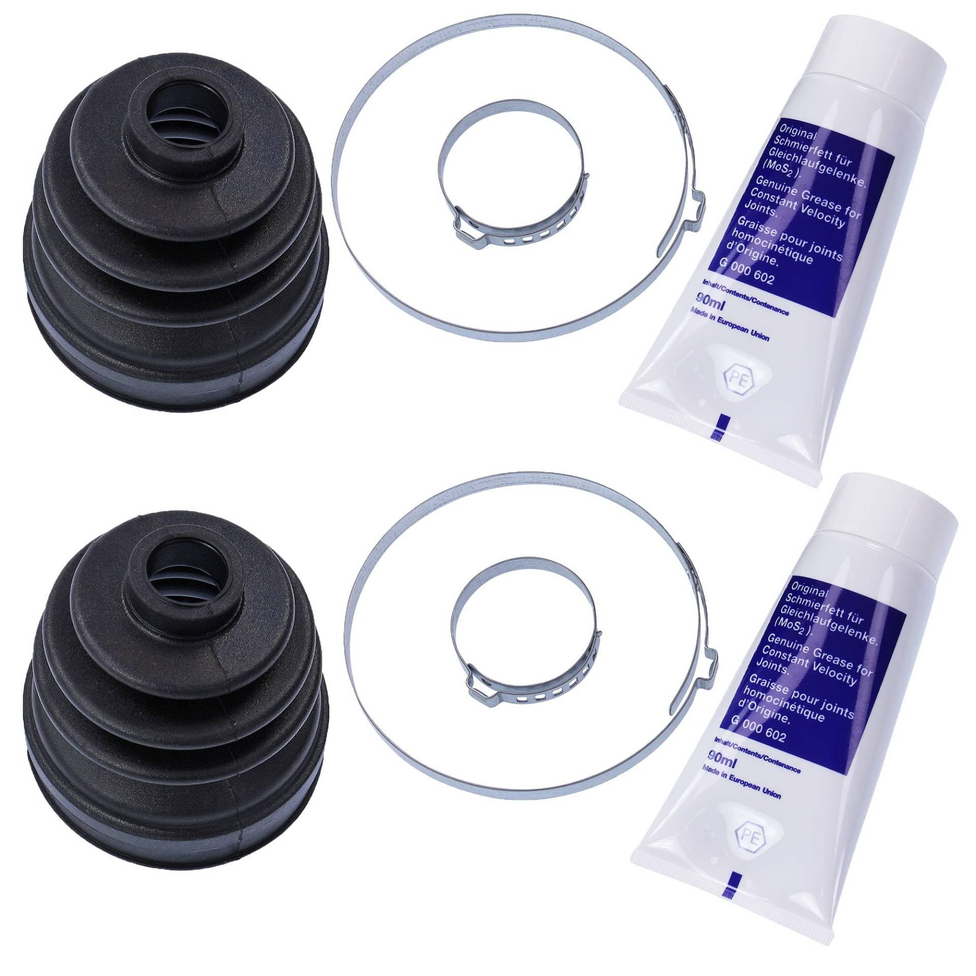 2x Faltenbalgsatz Faltenbalg Antriebswelle Manschette Vorderachse vorne getriebeseitig 2x Faltenbalgsatz Faltenbalg Antriebswelle Manschette Vorderachse vorne getriebeseitig von ENVA MADE FOR QUALITY