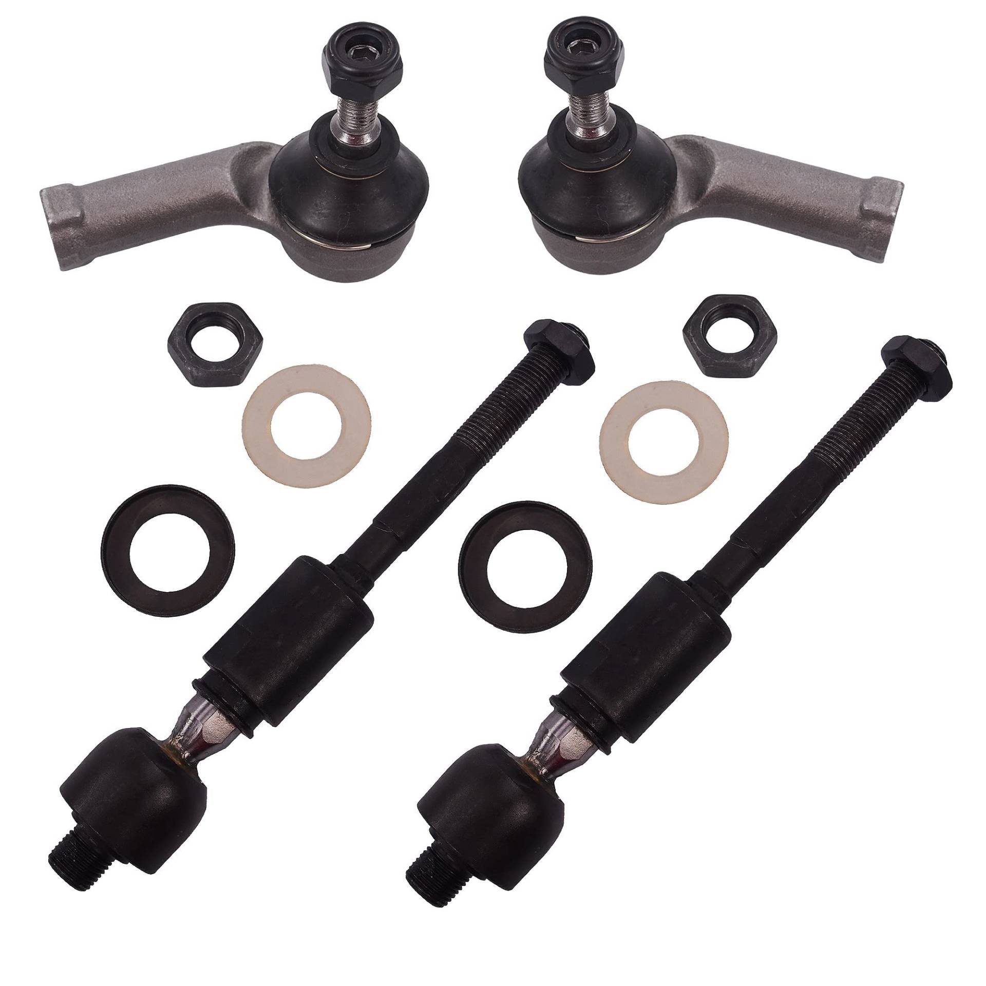 BESTPRICE 2x Spurstange vorne links & rechts, 2x Spurstangenkopf vorne links & rechts inkl. Kontermutter Kompatibel mit ALFA ROMEO 147 (937_), 156 (932_), 156 Sportwagon (932_), GT (937_) BESTPRICE 2x Spurstange vorne links & rechts, 2x Spurstangenkopf vorne links & rechts inkl. Kontermutter Kompatibel mit ALFA ROMEO 147 (937_), 156 (932_), 156 Sportwagon (932_), GT (937_) von ENVA MADE FOR QUALITY