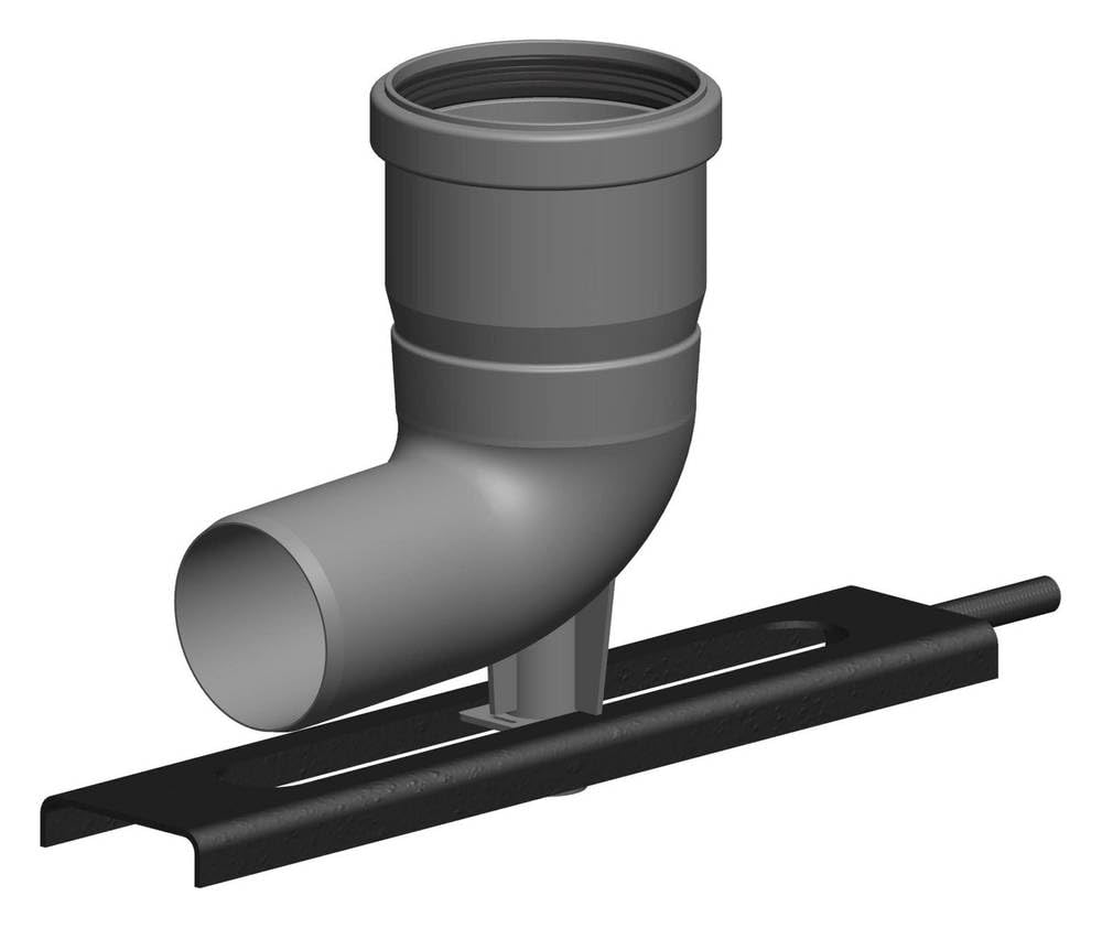 ATEC Abgas Schachteinführung mit Auflager D60/DN80 Abgasrohr von ENVA MADE FOR QUALITY