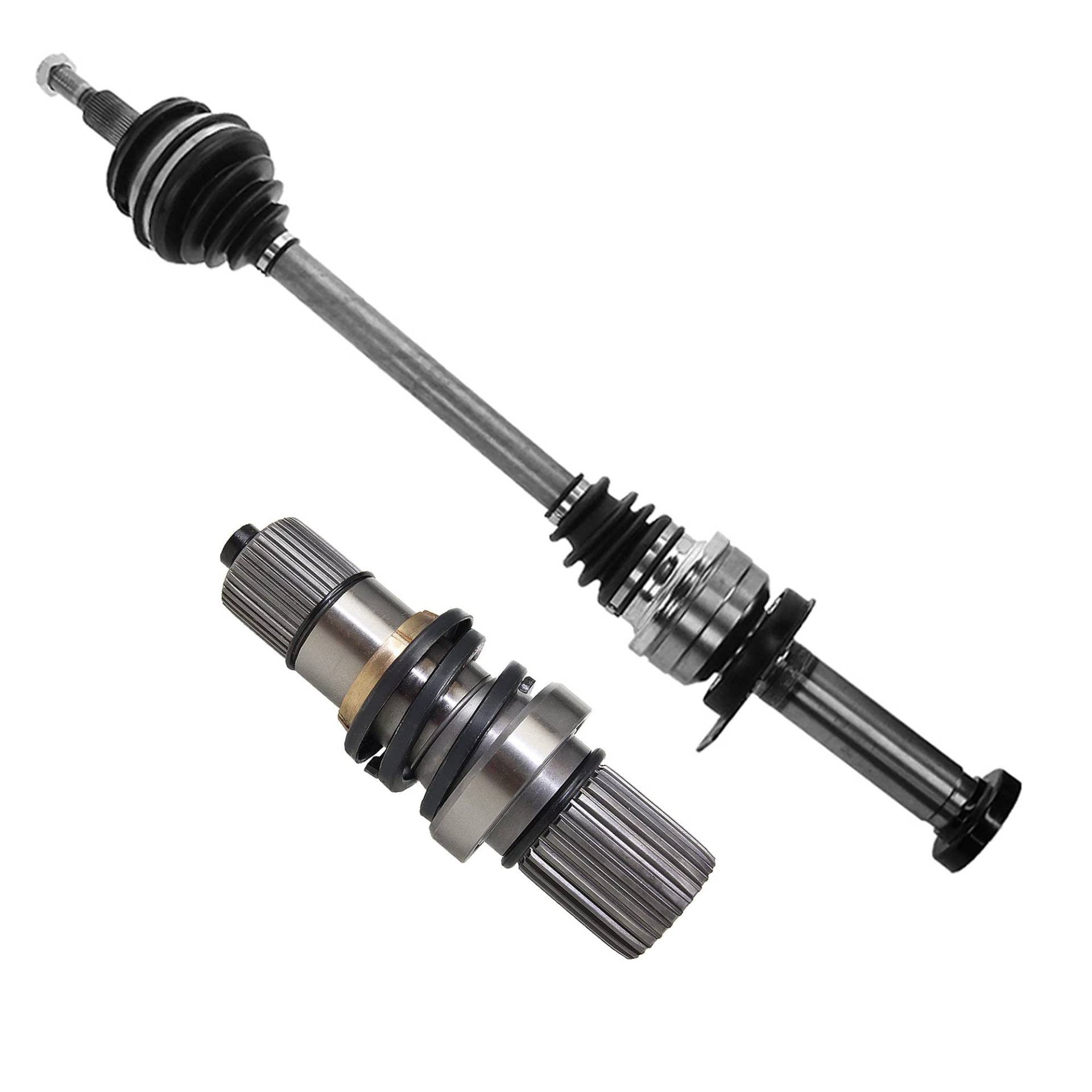 BESTPRICE 1x Antriebswelle vorne rechts Gelenkwelle, 1x Steckwelle vorne rechts Kompatibel mit VW MULTIVAN T5 (7HM, 7HN, 7HF, 7EF, 7EM, 7EN), TRANSPORTER T5 von ENVA MADE FOR QUALITY
