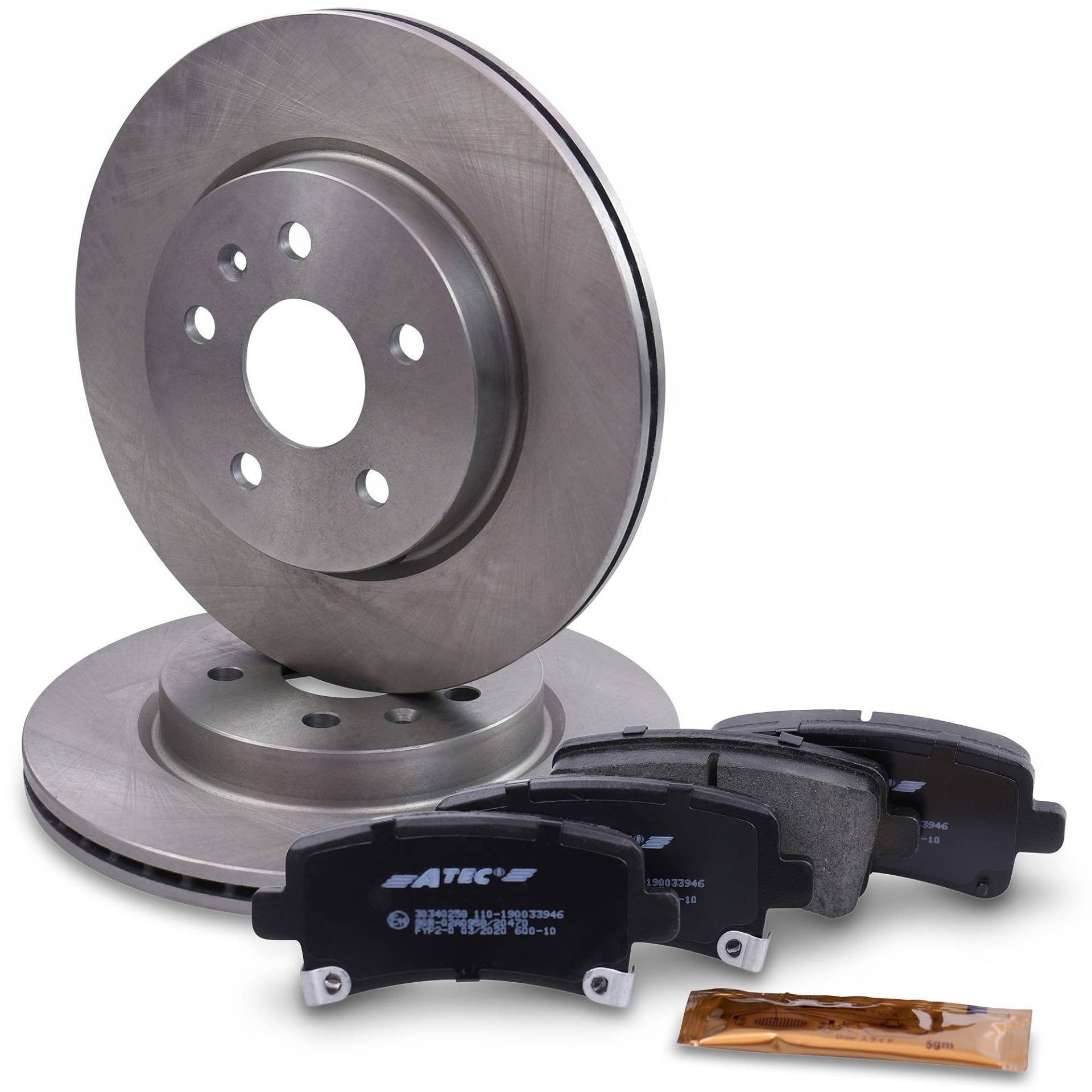 BESTPRICE Bremsenset Hinterachse inkl. Bremsscheiben Ø 315 mm Belüftet + Bremsbeläge hinten, Kompatibel mit CHEVROLET MALIBU (V300), OPEL INSIGNIA A (G09), SAAB 9-5 (YS3G) von ENVA MADE FOR QUALITY
