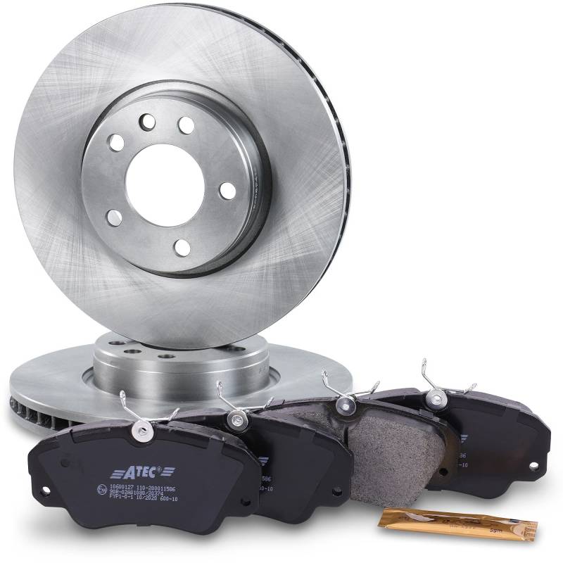 Bremsscheiben Belüftet Ø296mm + Bremsbeläge Bremsklötze vorne von ENVA MADE FOR QUALITY