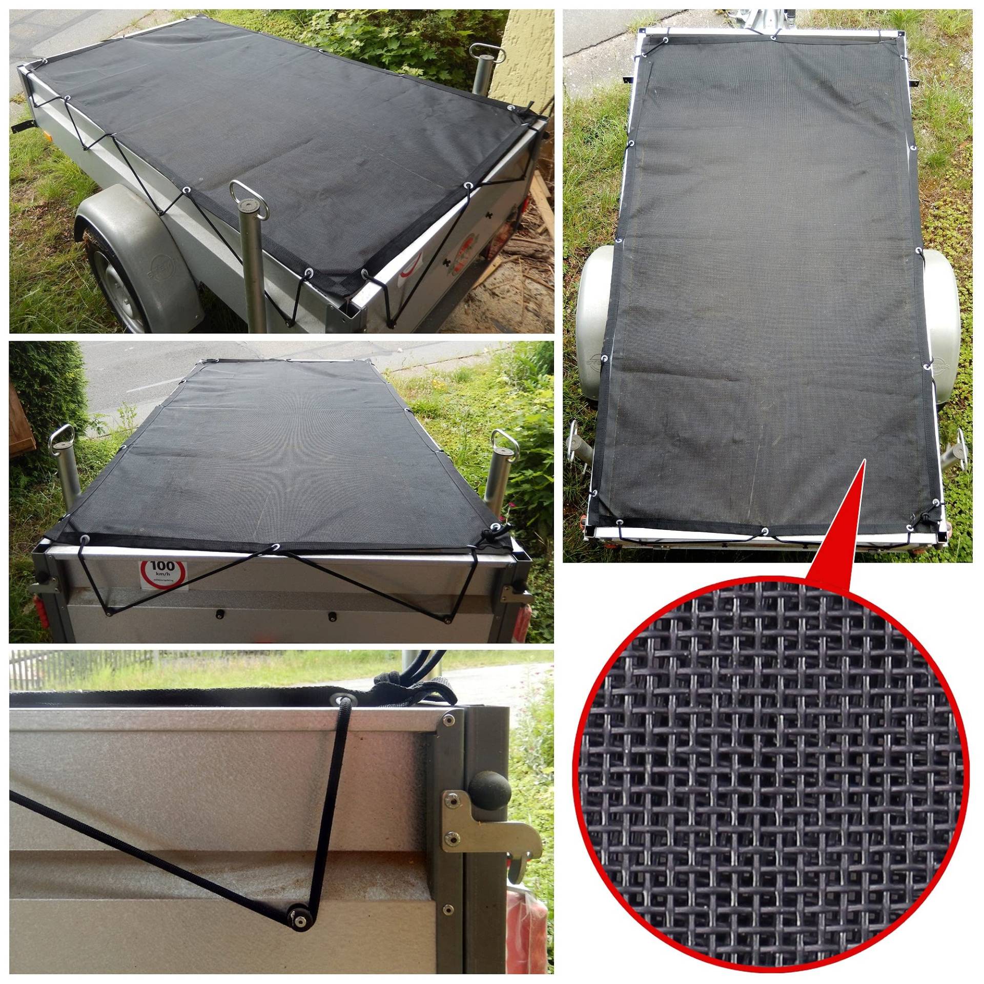 ENVA 1x Anhängernetz 2x1m Hängernetz Ladungssicherung mit Spanngummi extrem reißfest Abdeckplane inkl. 10 Befestigungshaken ENVA 1x Anhängernetz 2x1m Hängernetz Ladungssicherung mit Spanngummi extrem reißfest Abdeckplane inkl. 10 Befestigungshaken von ENVA MADE FOR QUALITY