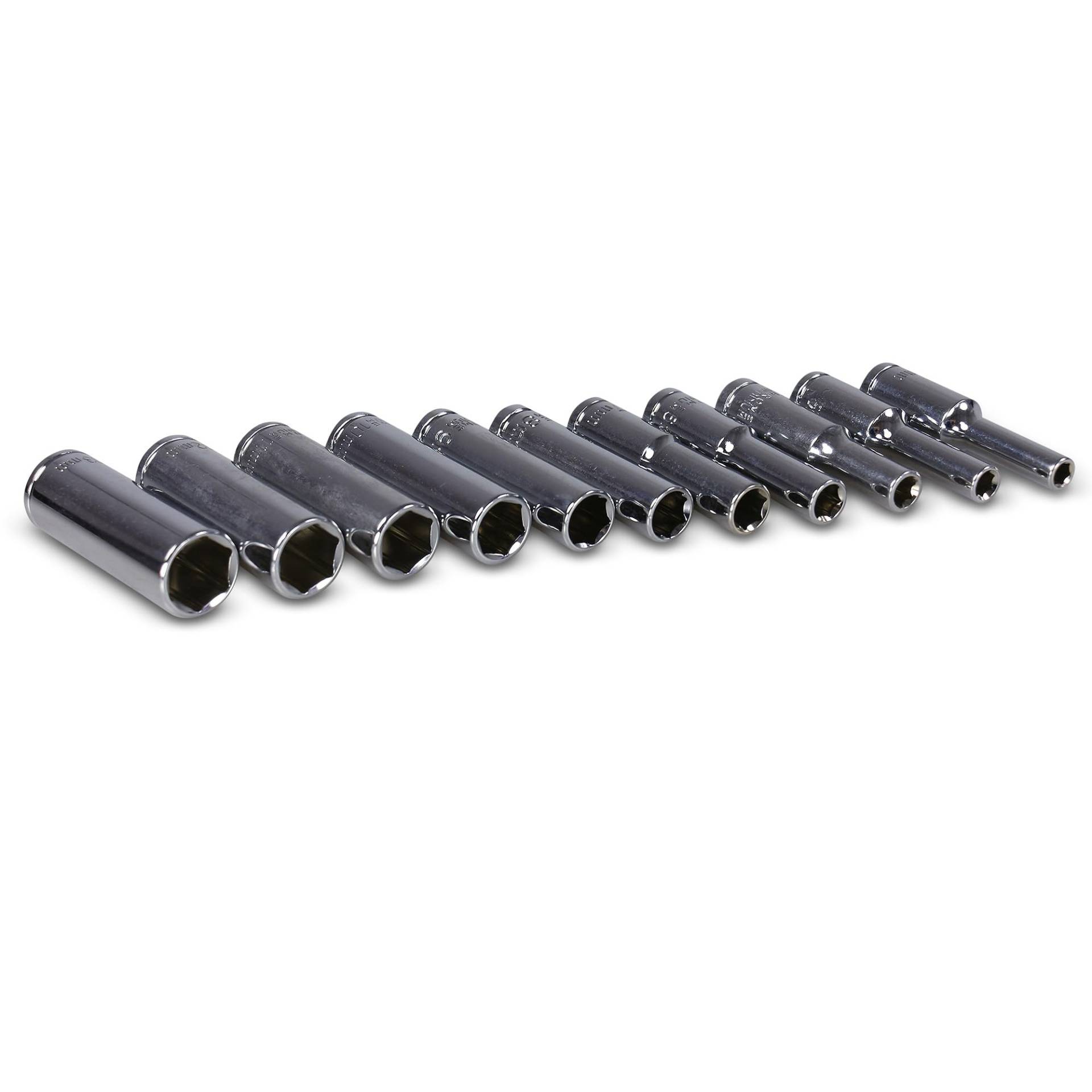 ENVA Hochwertiger Steckschlüssel Satz Sechskant 11TLG. Steckschlüsseleinsatz 1/4" Steckschlüssel Set 4-13mm inkl. extra Tiefe 50mm Nüsse für tieferliegende Schrauben ENVA Hochwertiger Steckschlüssel Satz Sechskant 11TLG. Steckschlüsseleinsatz 1/4" Steckschlüssel Set 4-13mm inkl. extra Tiefe 50mm Nüsse für tieferliegende Schrauben von ENVA MADE FOR QUALITY