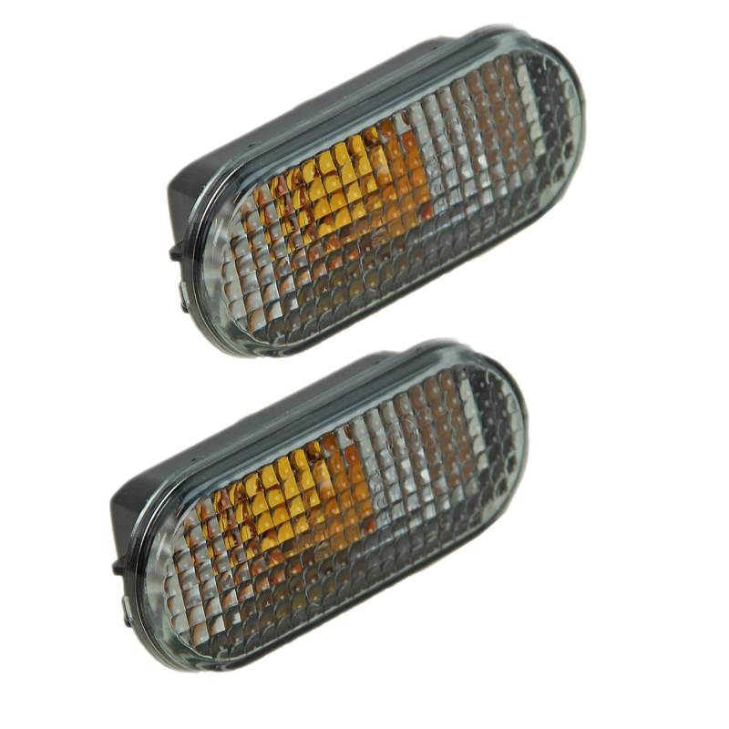 ENVA MADE FOR QUALITY 2x Seitenblinker Blinker Blinklicht Blinkleuchte rauchgrau oval vorne links + rechts von ENVA MADE FOR QUALITY